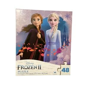 👜$3-Disney Frozen II 48‎ Piece Jigsaw Puzzle Anna Elsa Kids Childrens Toy Gift